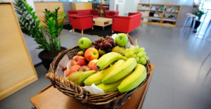 fruits frais au bureau